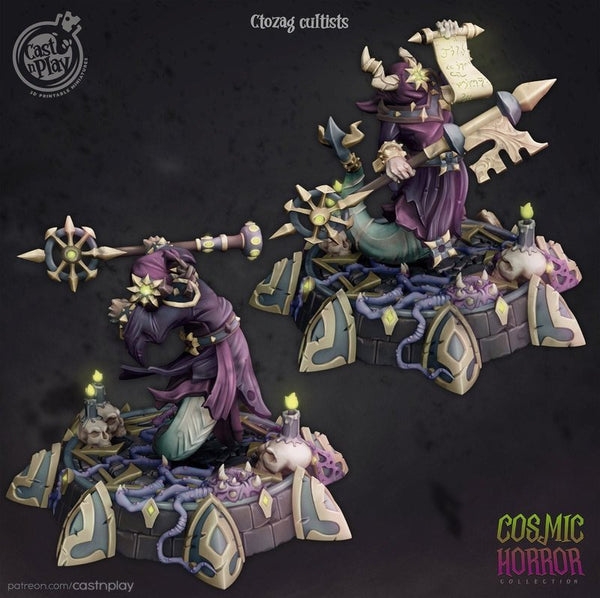 Ctozag Cultist 3D-printed model