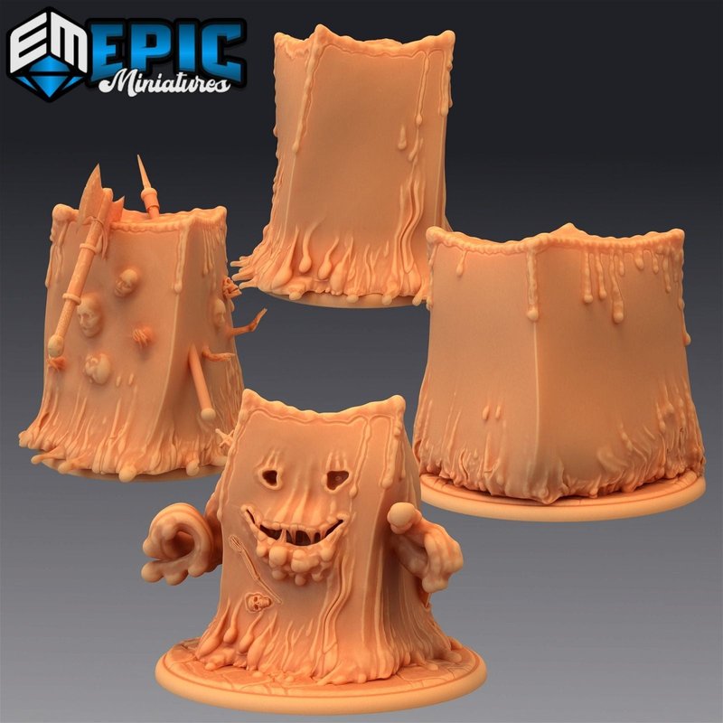 Cube Slime 3D-printed model