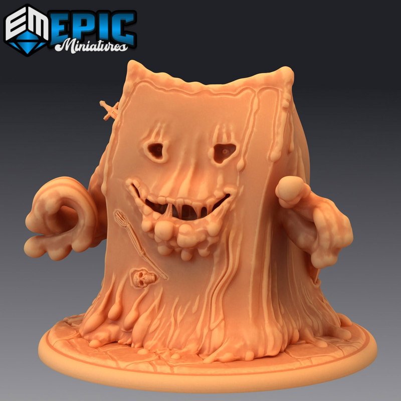 Cube Slime 3D-printed model