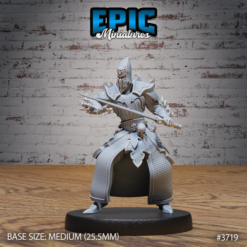 Cult Knight 3D-printed model
