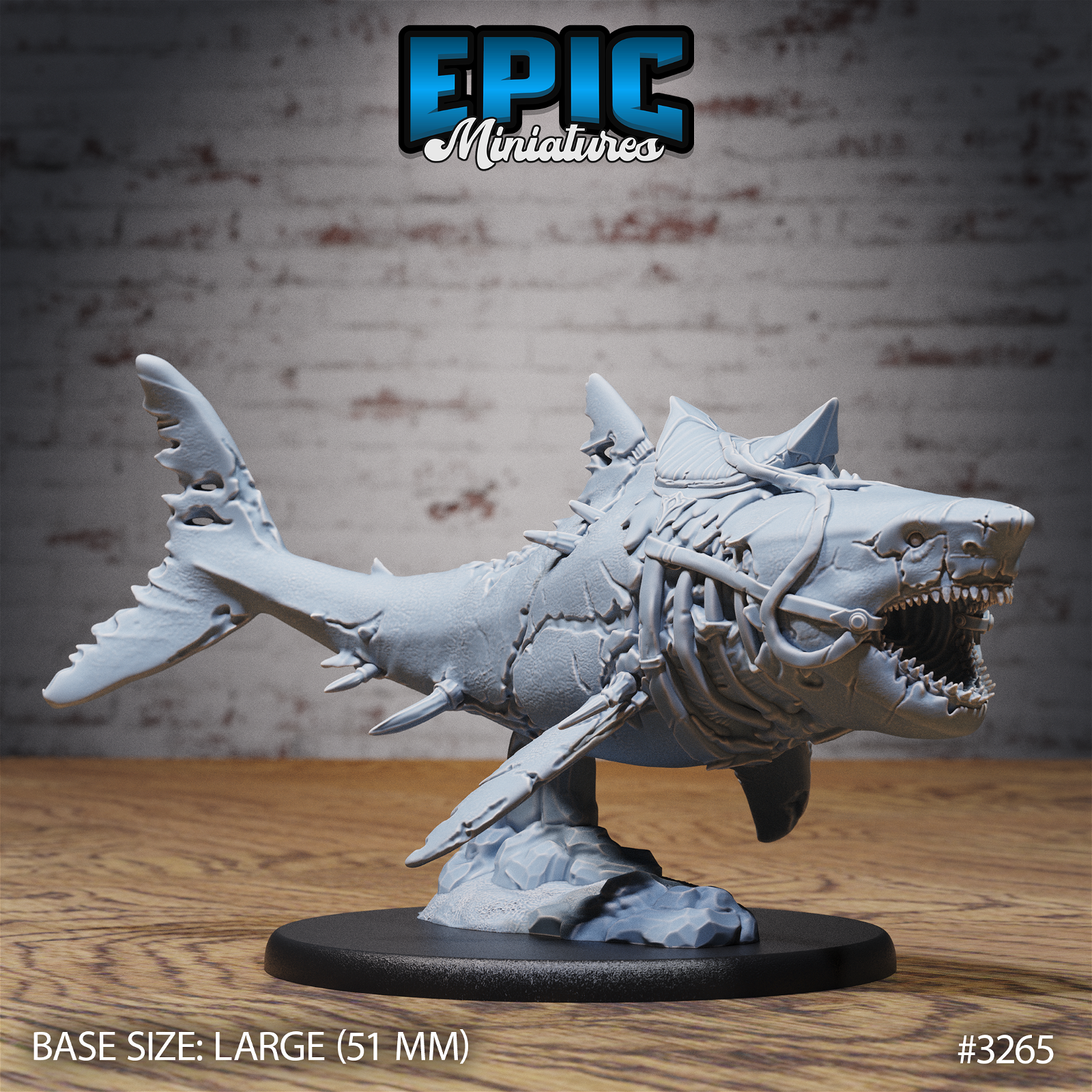 Cursed Captain Shark - The Printable Dragon