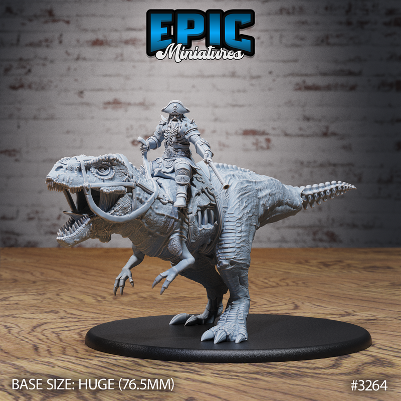 Cursed Captain Trex 3D-printed model
