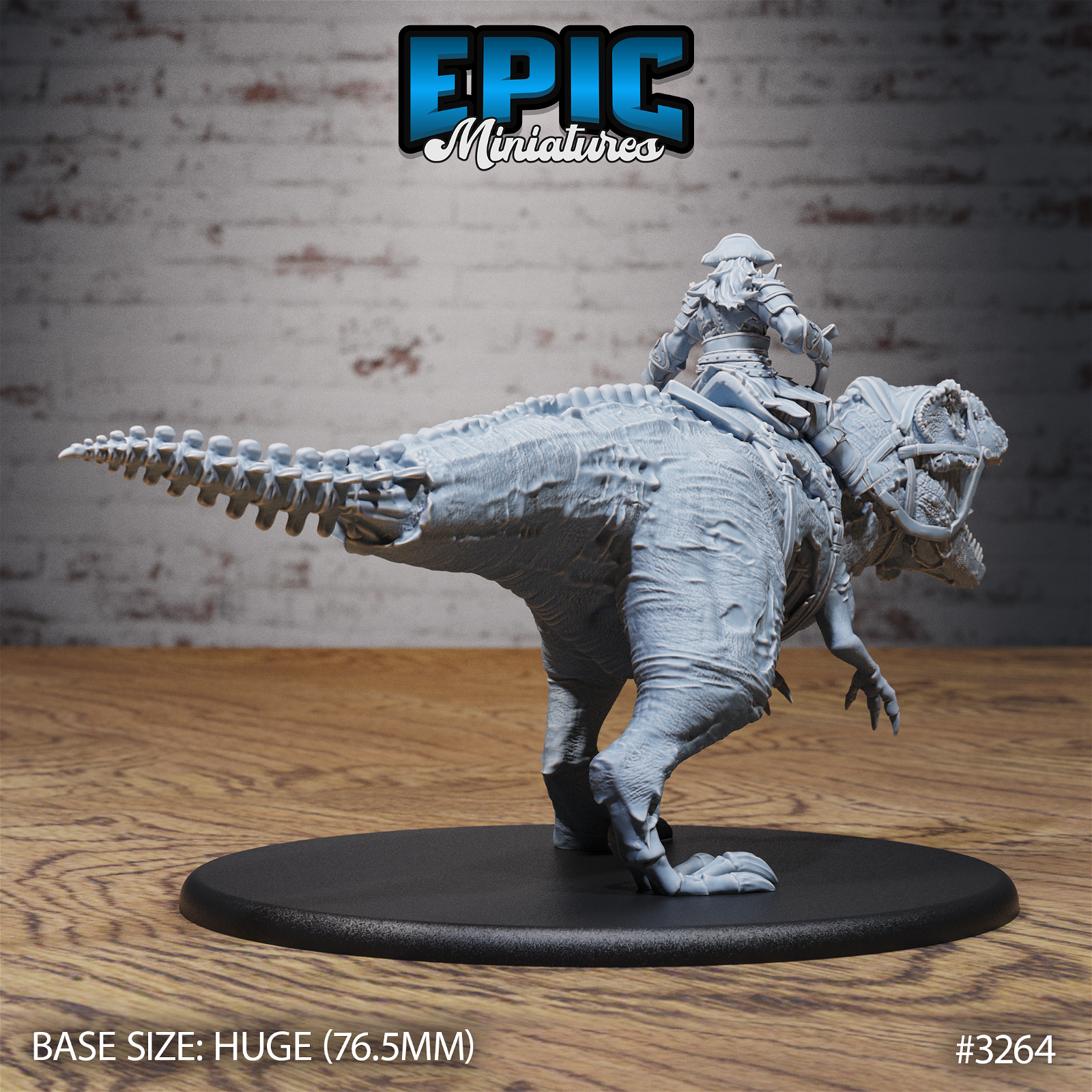 Cursed Captain Trex - The Printable Dragon