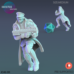 Cyber City Enforcer 3D-printed model