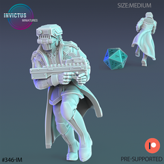 Cyber City Enforcer 3D-printed model