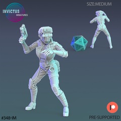 Cyber City Female - The Printable Dragon