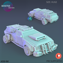 Cyber City Police Car 3D-printed model