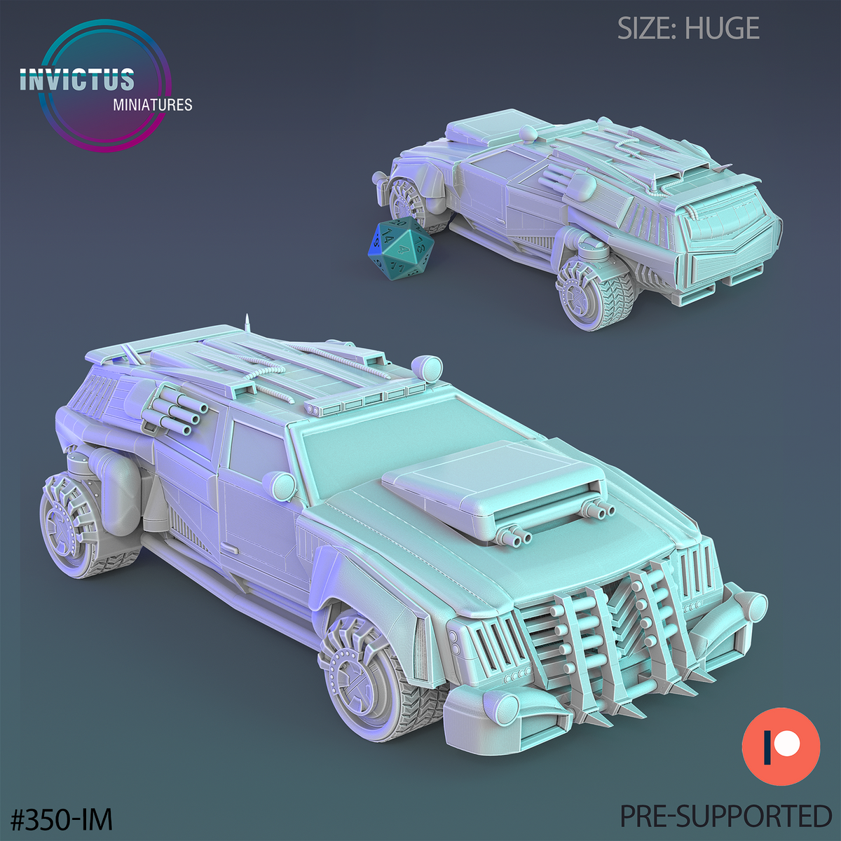 Cyber City Police Car - The Printable Dragon