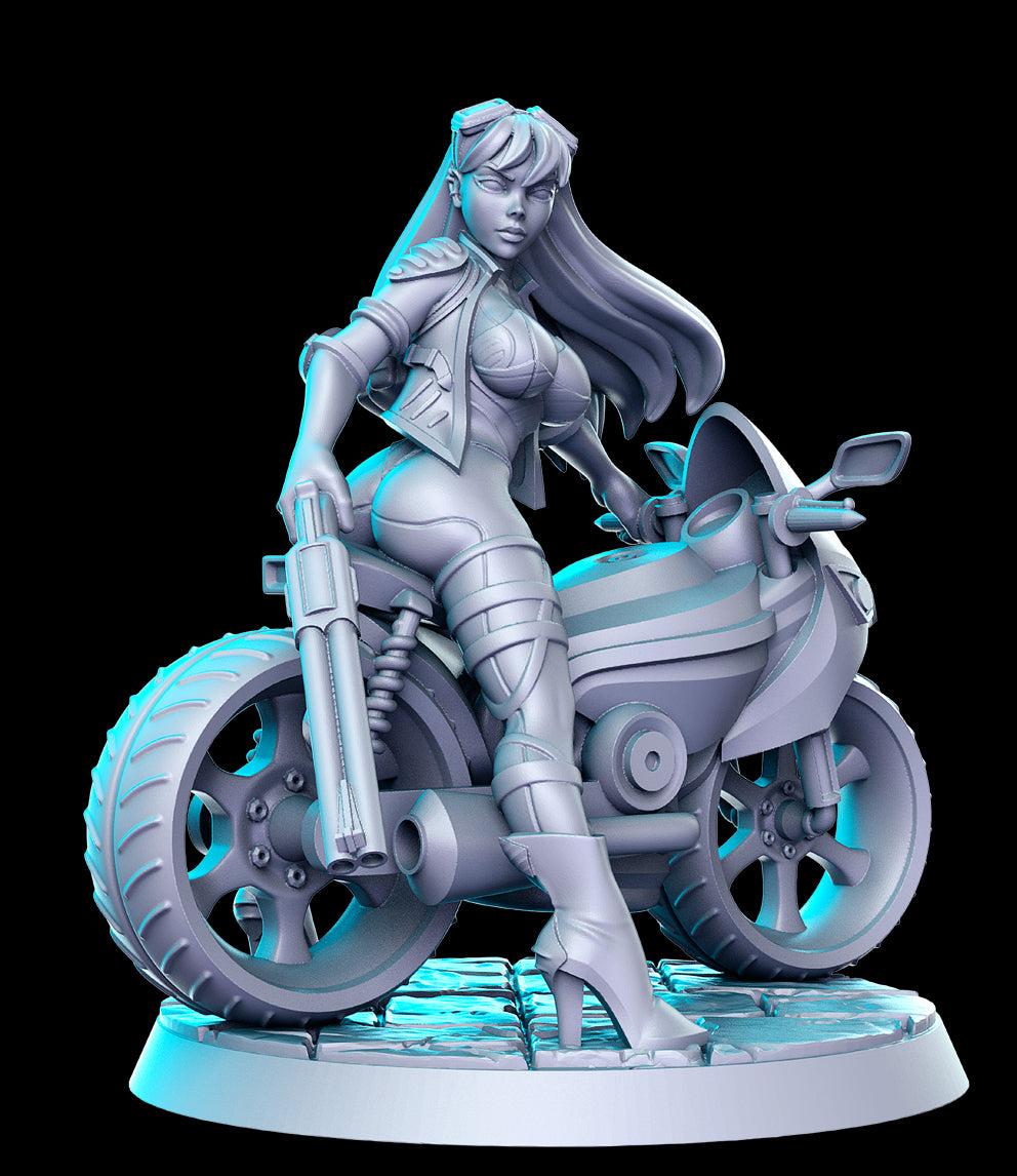 Cyberia Steele 3D-printed model