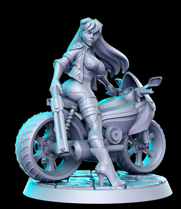 Cyberia Steele 3D-printed model