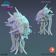 Cyborg Hive Queen On Throne - The Printable Dragon