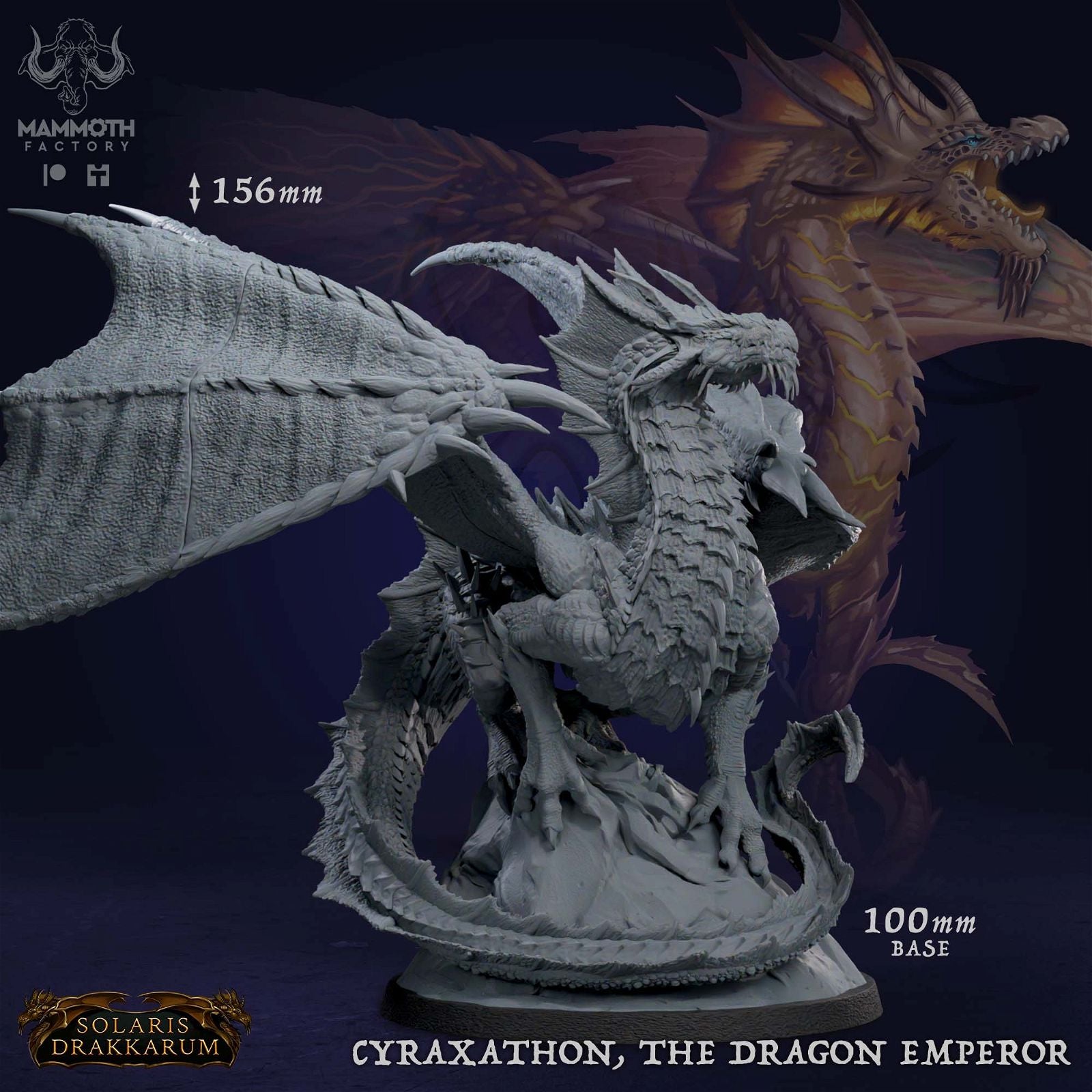 Cyraxathon the Dragon Emperor - The Printable Dragon