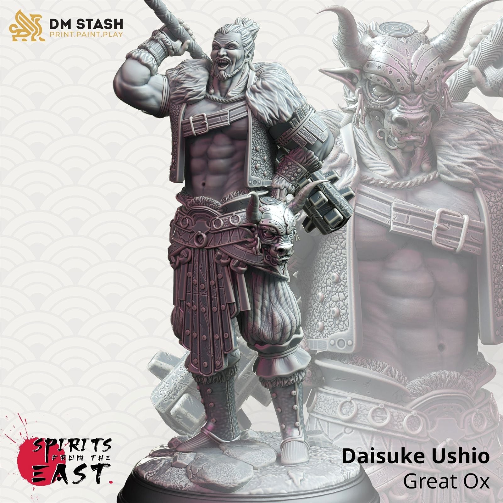 Daisuke Ushio - Great Ox - The Printable Dragon