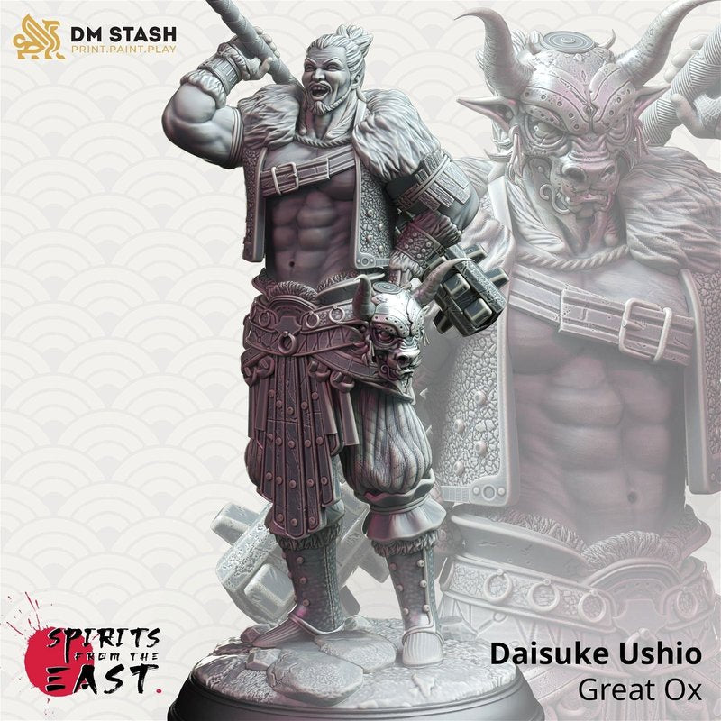 Daisuke Ushio - Great Ox 3D-printed model