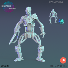 Damaged Cyborg Scout 3D-printed model