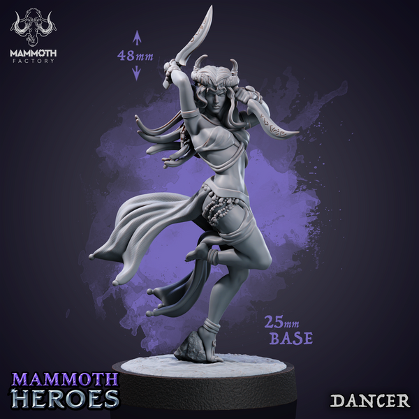 Dancer 3D-printed model