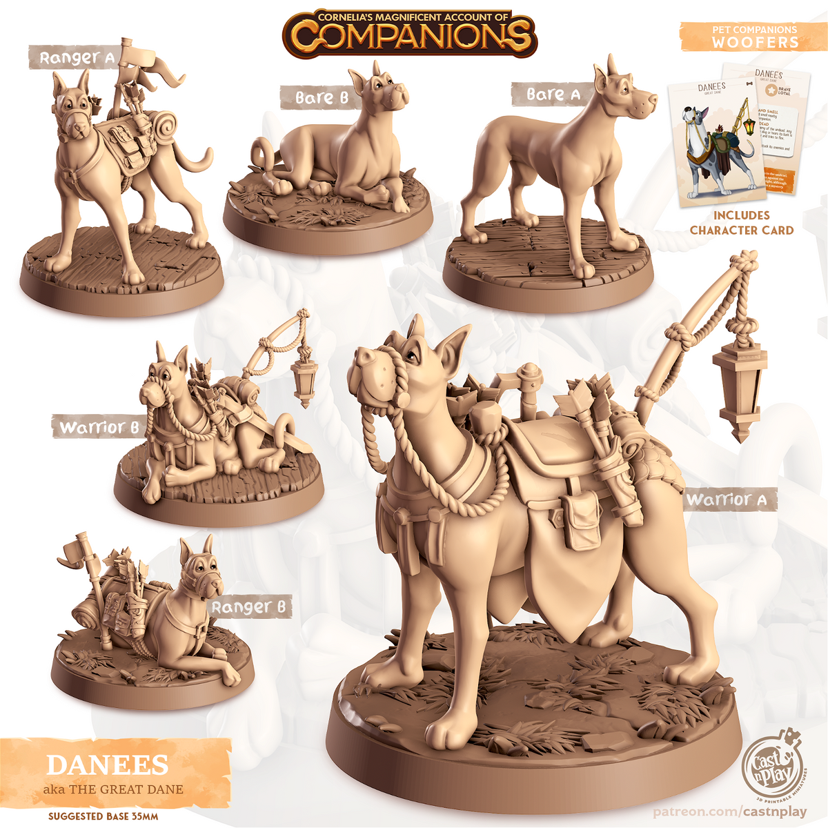 Danees The Great Dane - The Printable Dragon