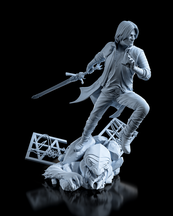 Dante 3D-printed model