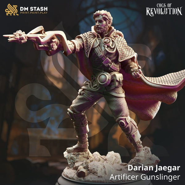 Darian Jaegar - Artificer Gunslinger 3D-printed model