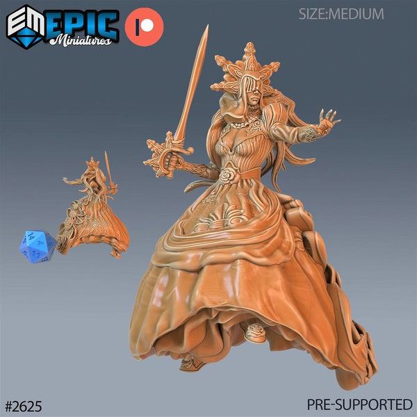 Dark Bride 3D-printed model