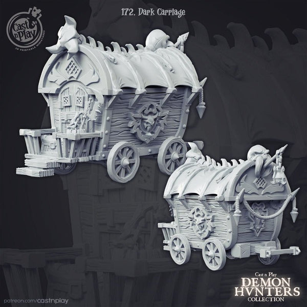 Dark Carriage 3D-printed model