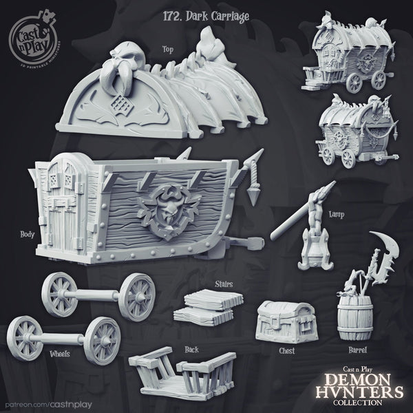 Dark Carriage - The Printable Dragon
