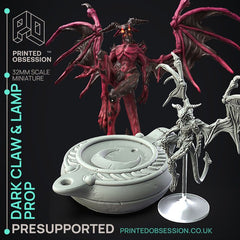 Dark Claw & Lamp Set 3D-printed model