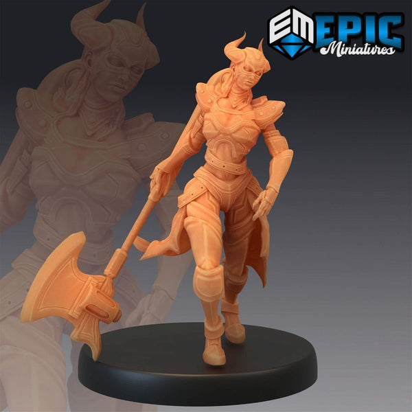 Dark Dragoon Lady 3D-printed model