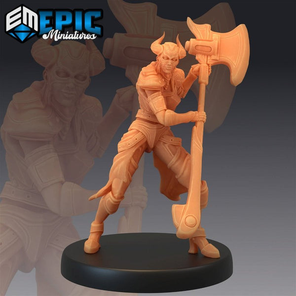 Dark Dragoon Lady 3D-printed model