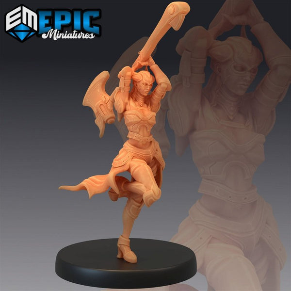 Dark Dragoon Lady 3D-printed model