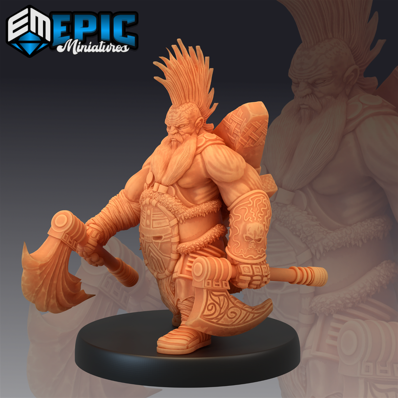 Dark Dwarf 3D-printed model