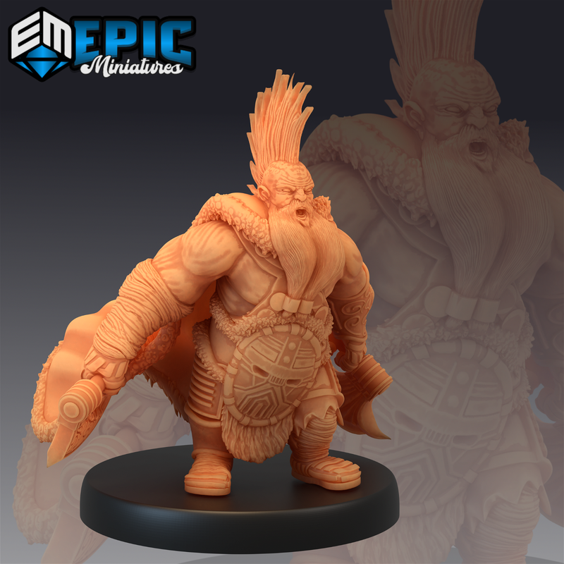 Dark Dwarf 3D-printed model