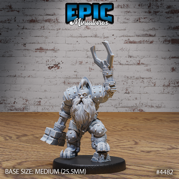 Dark Dwarf 3D-printed model