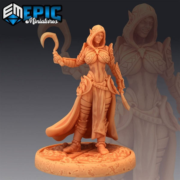 Dark Elf 3D-printed model