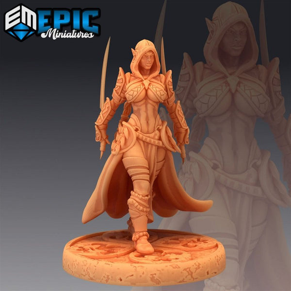 Dark Elf 3D-printed model