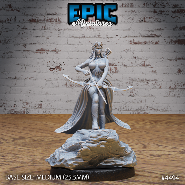 Dark Elf Domnia 3D-printed model