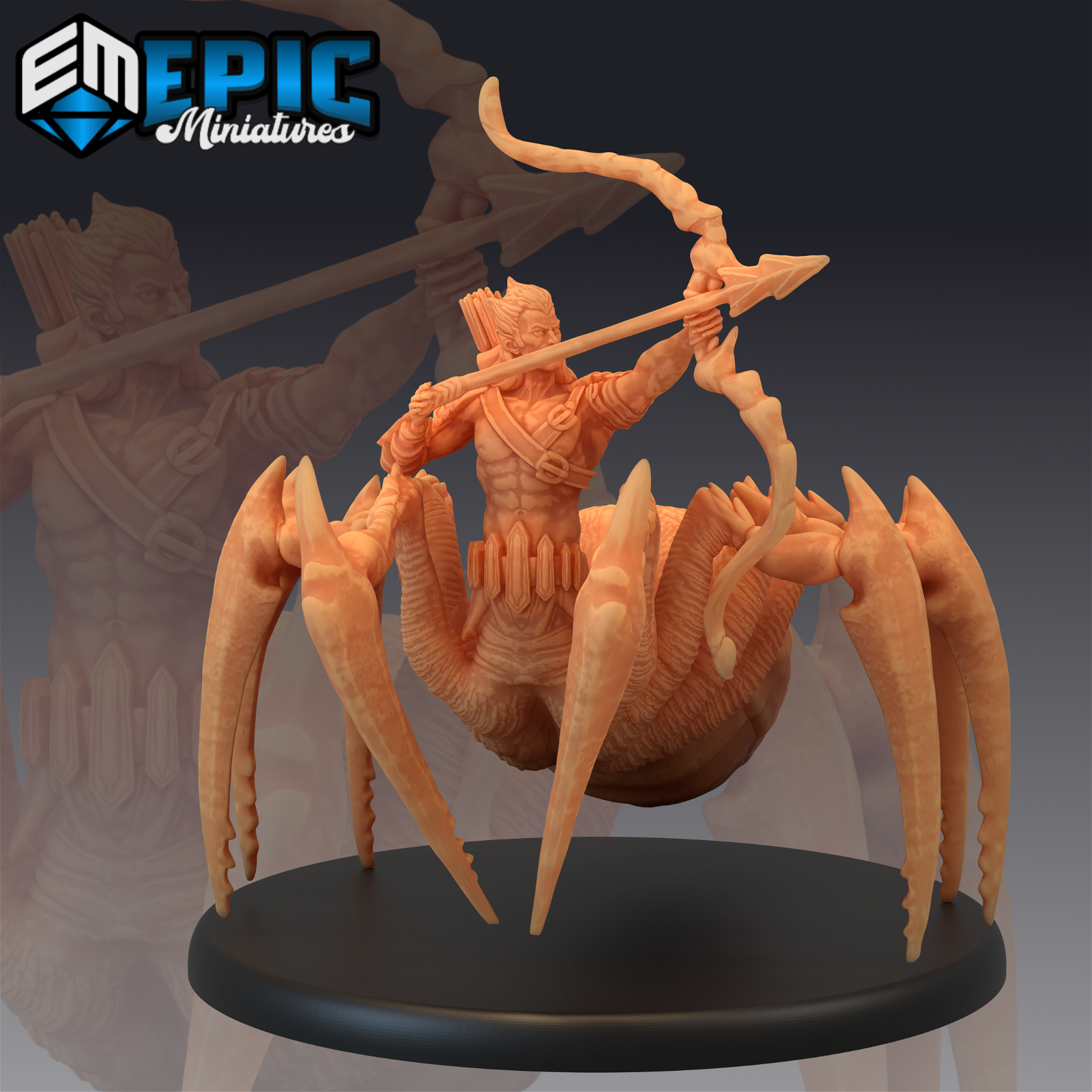 Dark Elf Spider - The Printable Dragon