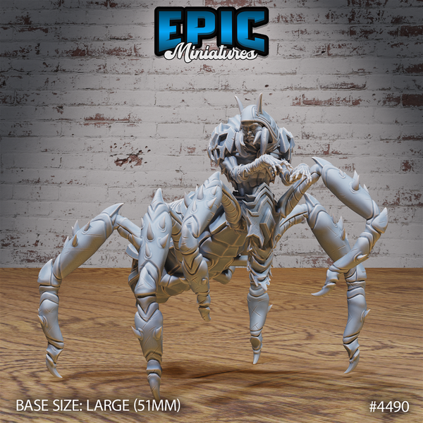 Dark Elf Spider 3D-printed model