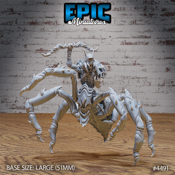 Dark Elf Spider 3D-printed model