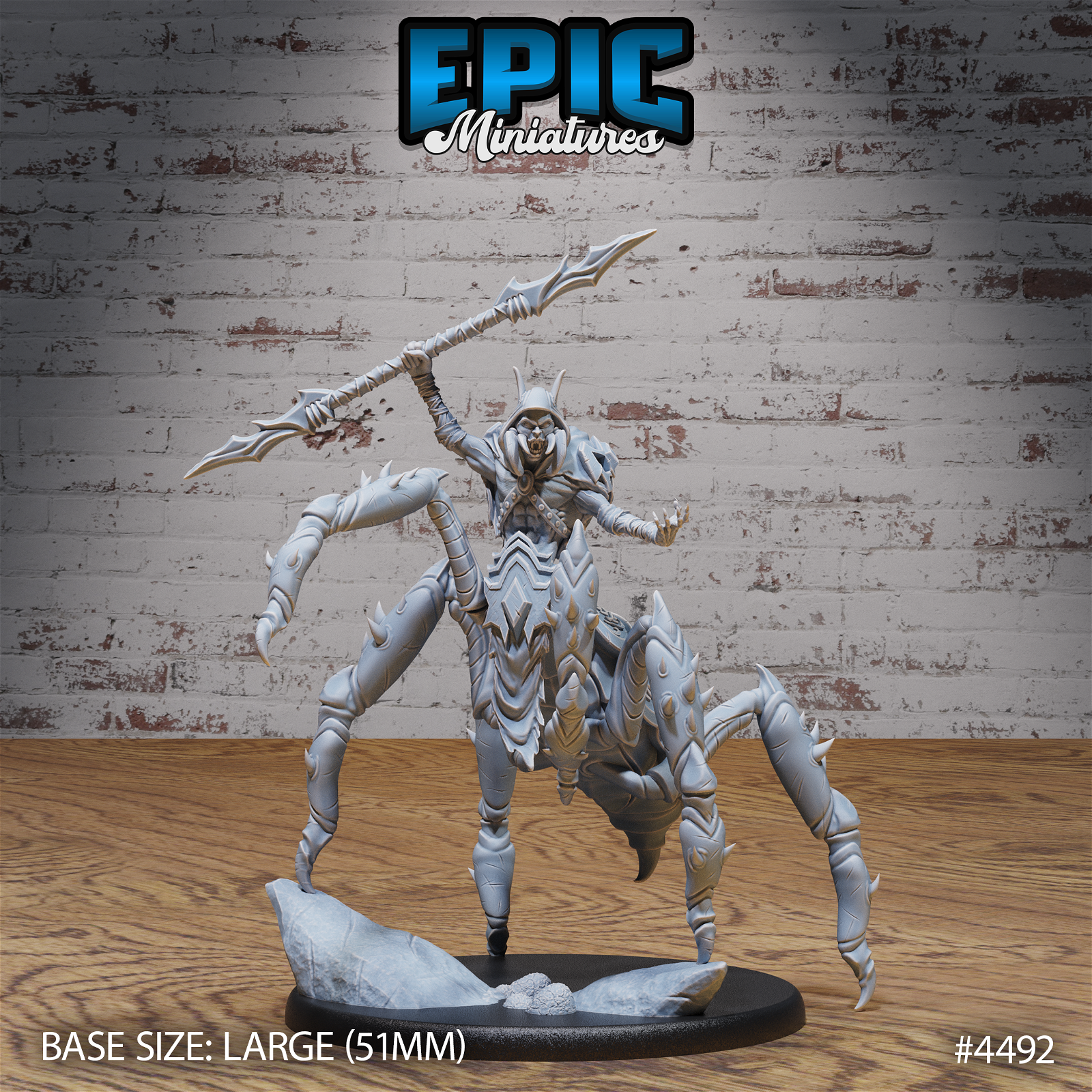 Dark Elf Spider - The Printable Dragon