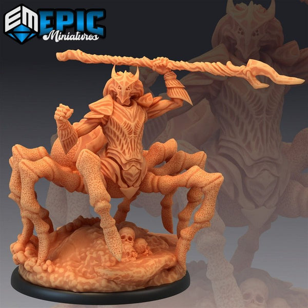 Dark Elf Spider Armoured 3D-printed model