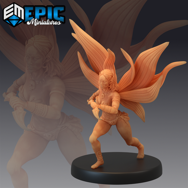 Dark Fairy 3D-printed model
