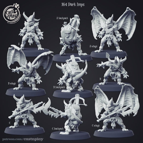 Dark Imps 3D-printed model