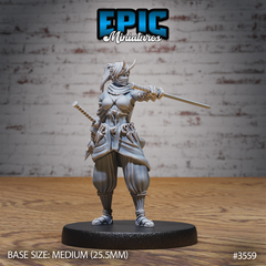 Dark Kunoichi 3D-printed model