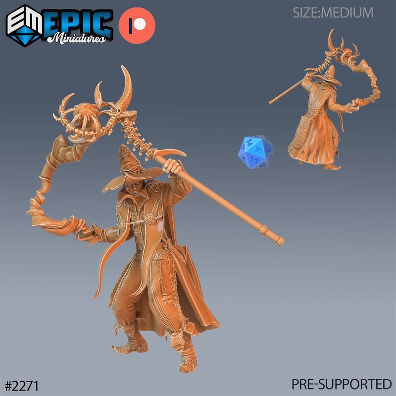 Dark Magician 3D-printed model