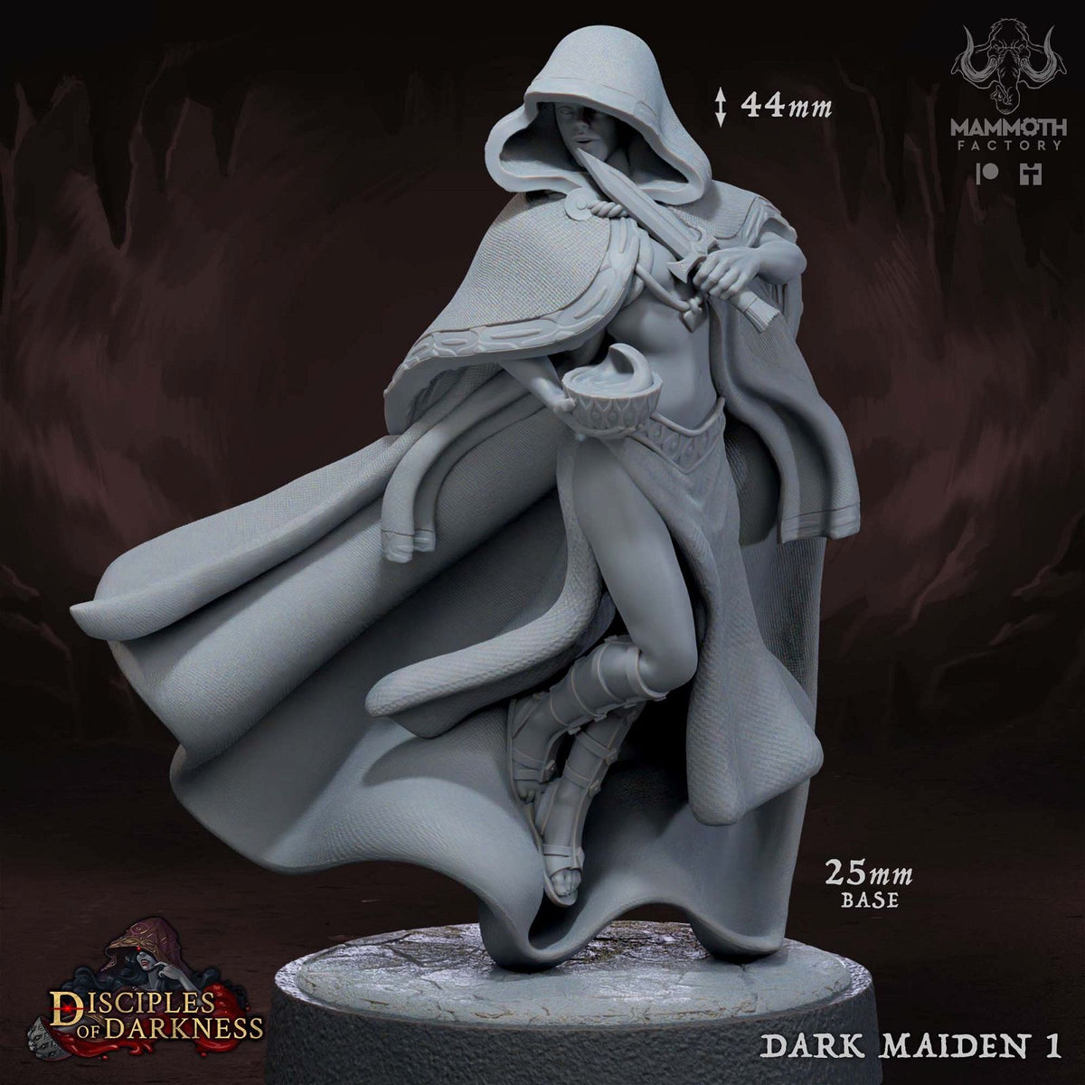 Dark Maiden - The Printable Dragon