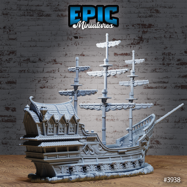Dark Ship Calypso 3D-printed model