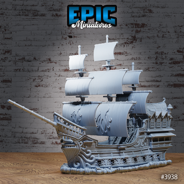 Dark Ship Calypso 3D-printed model