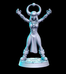 Dark Sorceress 3D-printed model