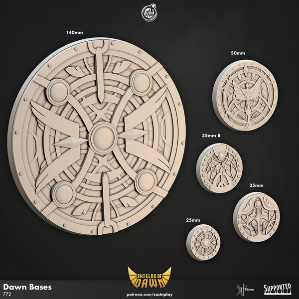 Dawn Bases 3D-printed model